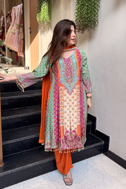 Beautiful designer anarkali suit