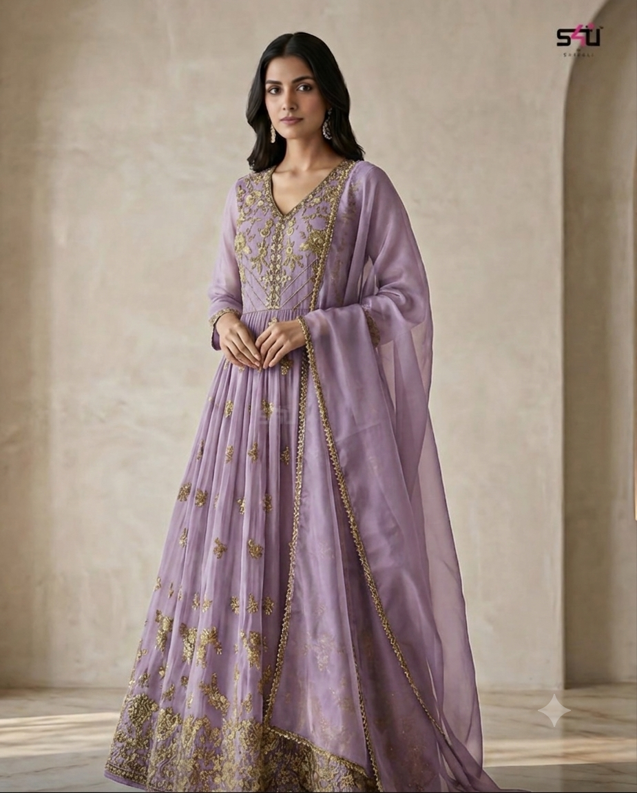 Beautiful designer anarkali suit