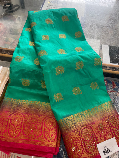 Beautiful designer silk saree