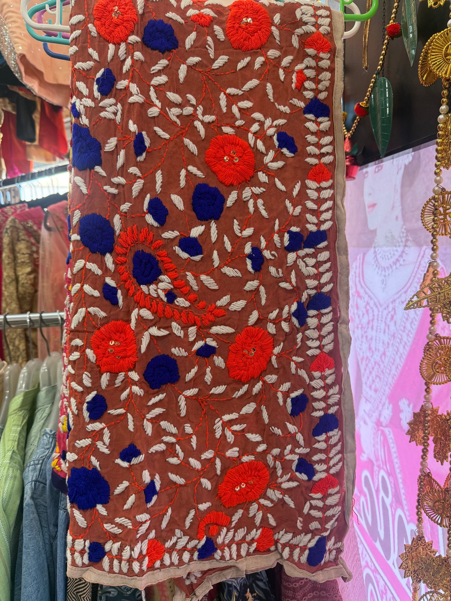 Beautiful designer fully embroidery dupptta