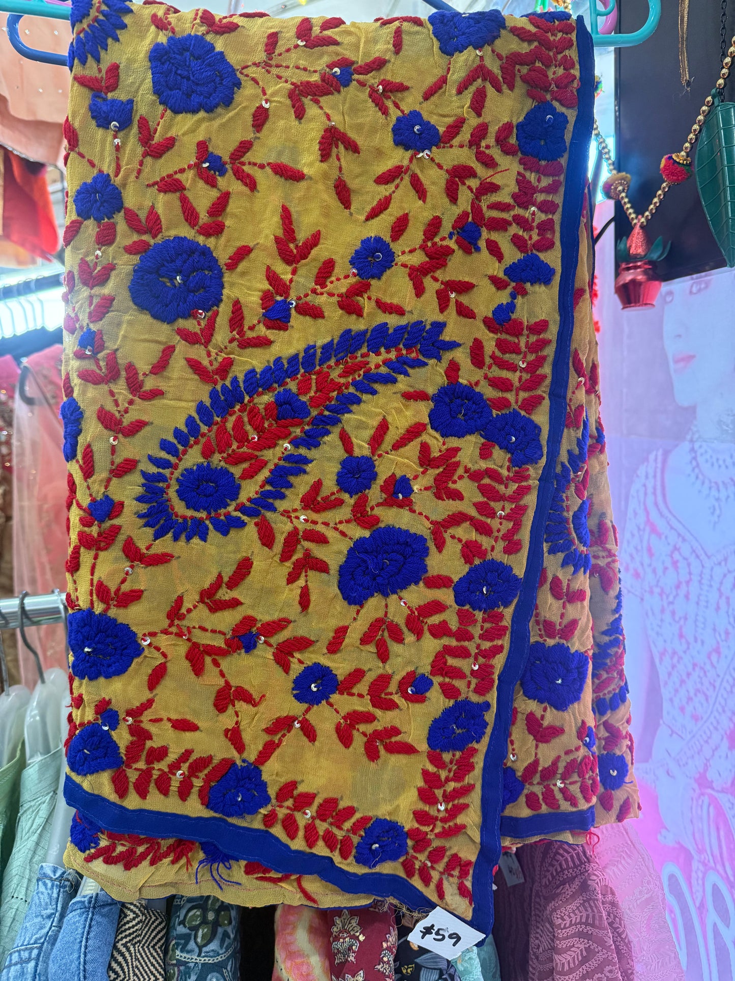 Beautiful designer fully embroidery dupptta