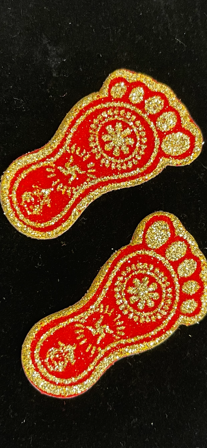 Laxmi charan/foot stickers