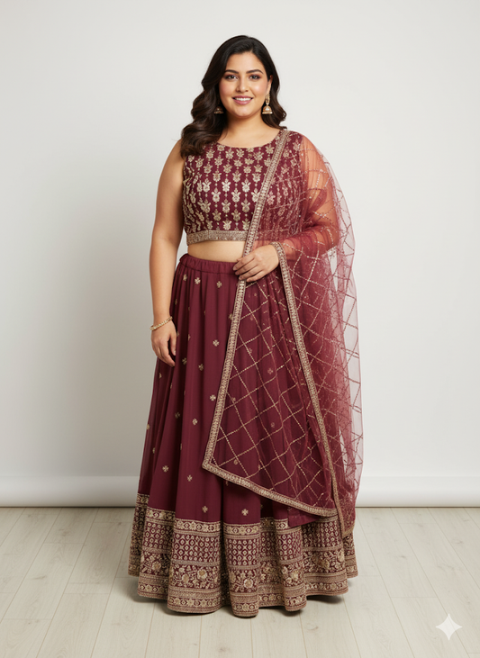 Beautiful designer lengha choli