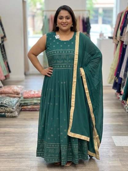 Beautiful designer anarkali gown