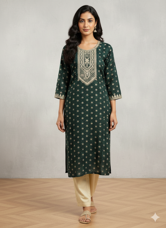 Beautiful designer Kurti with pants