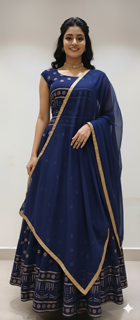 Beautiful designer anarkali gown