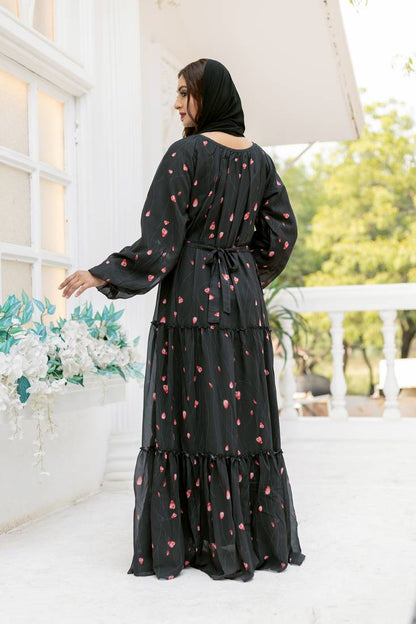 Beautiful designer long dress floral