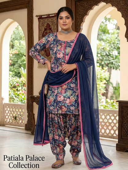 Beautiful designer punjabi patiala suit
