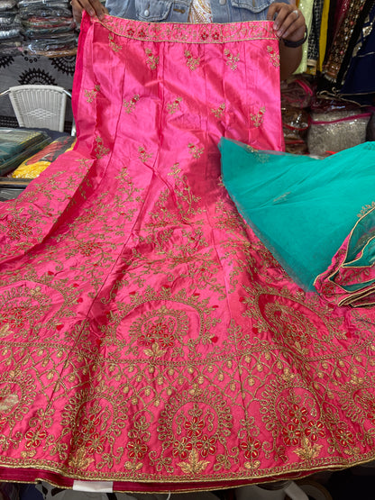 Beautiful designer semi stitch lengha choli