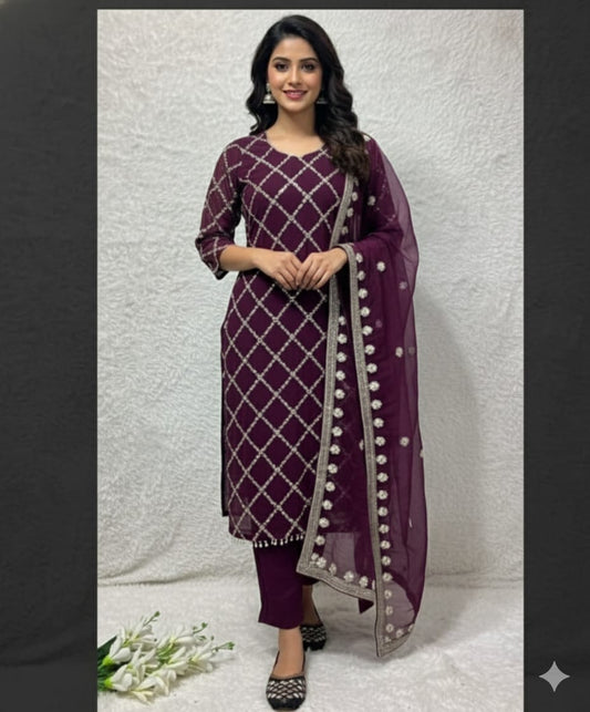 Beautiful designer Pakistani style suit