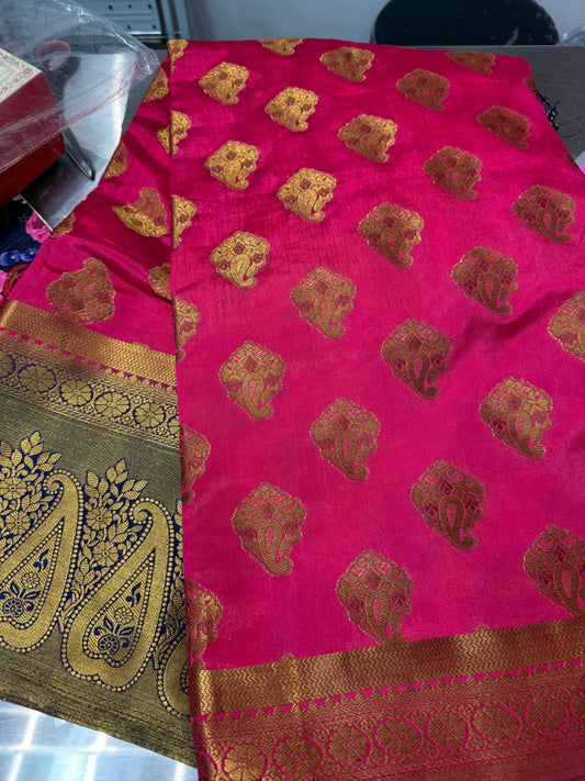Beautiful designer silk saree