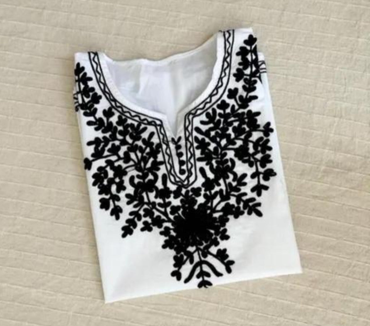 Beautiful designer Kashmiri embroidery short Kurti