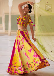 Beautiful designer indo western style lengha choli