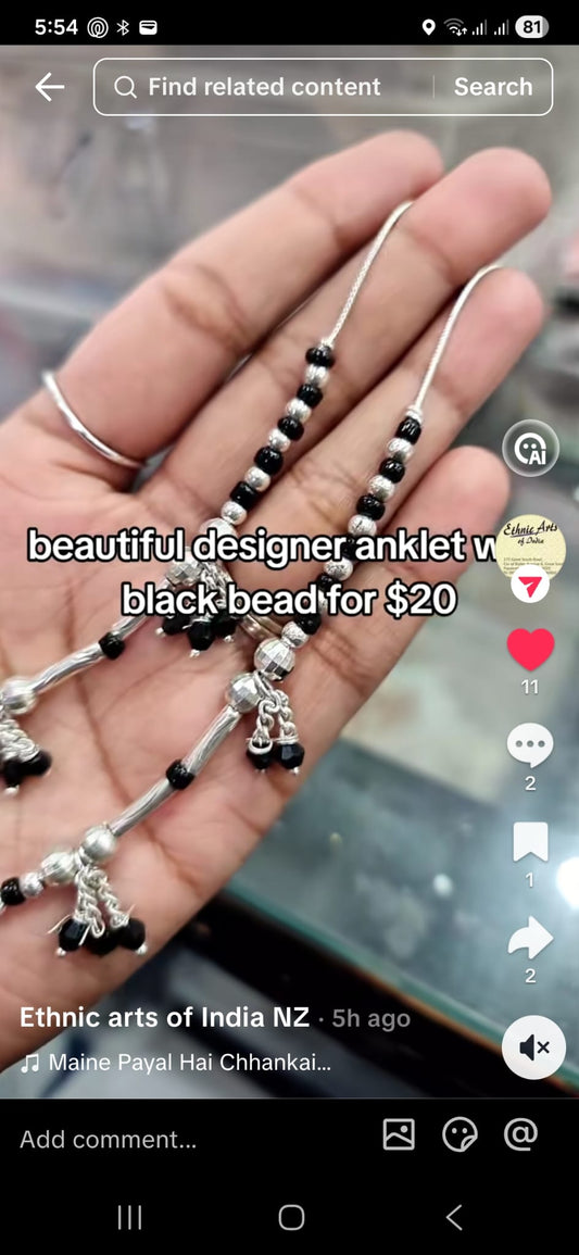 Beautiful designer anklets