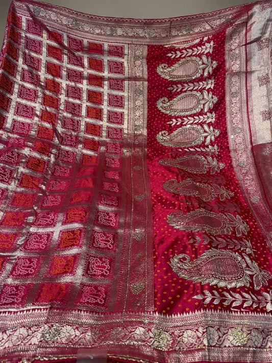 Beautiful designer pure silk saree