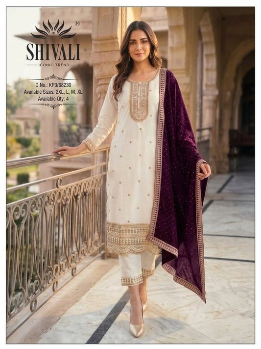 Beautiful designer straight suit