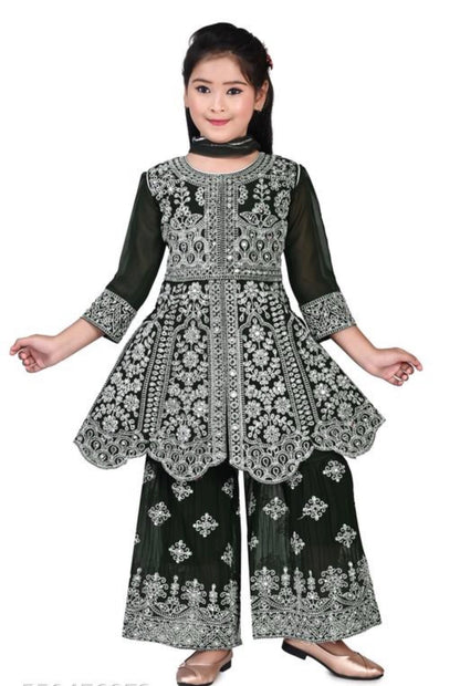 Beautiful designer plazo suit for girls