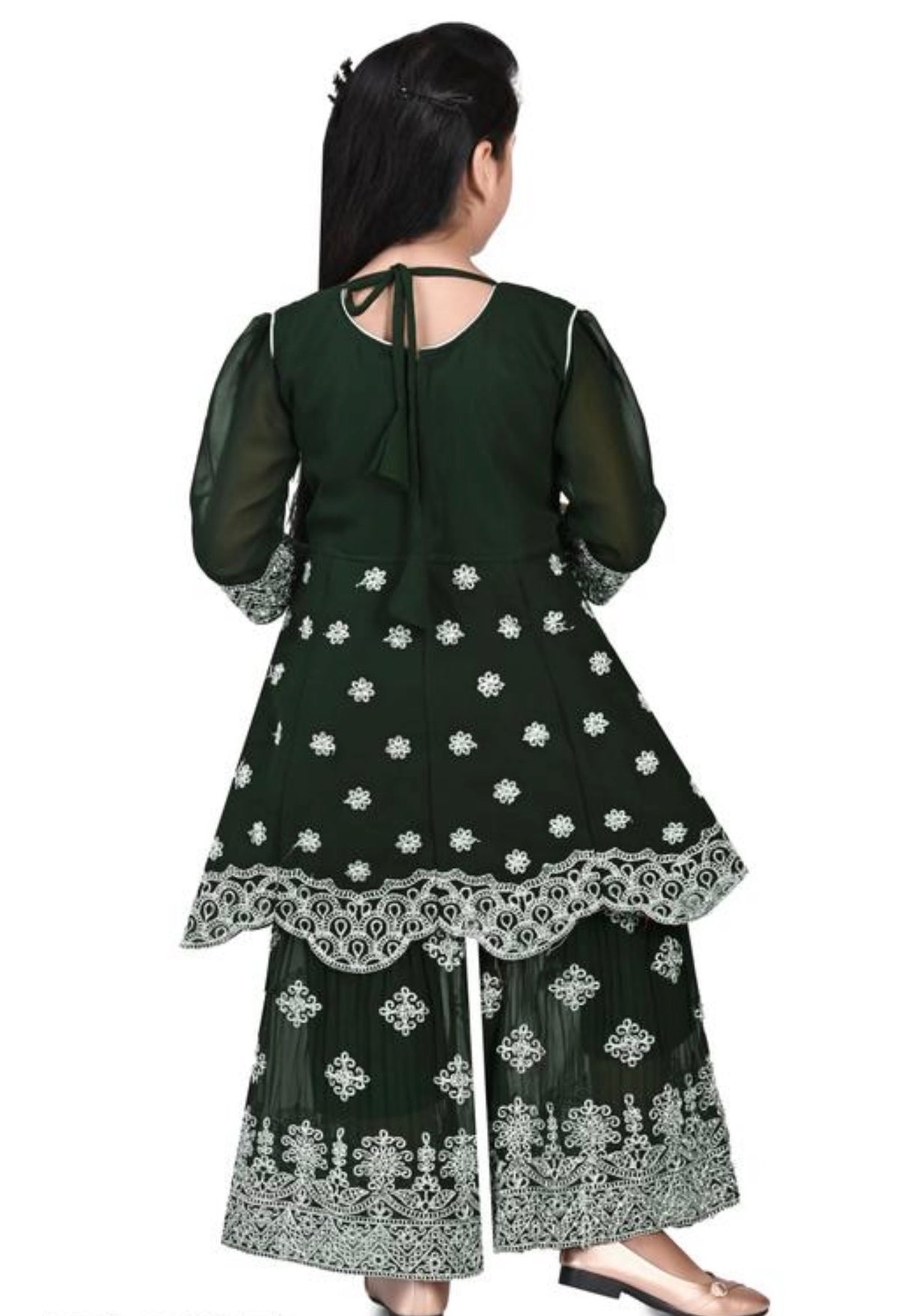 Beautiful designer plazo suit for girls
