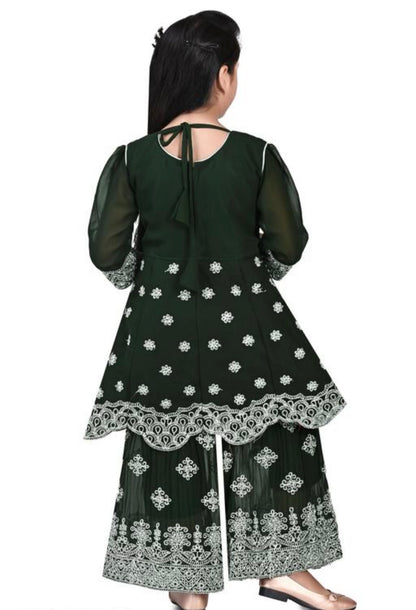 Beautiful designer plazo suit for girls