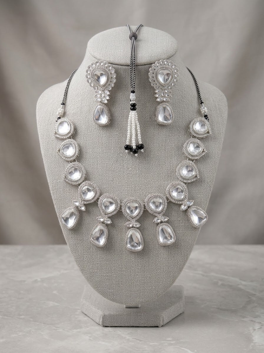 Beautiful designer kundan necklace seta