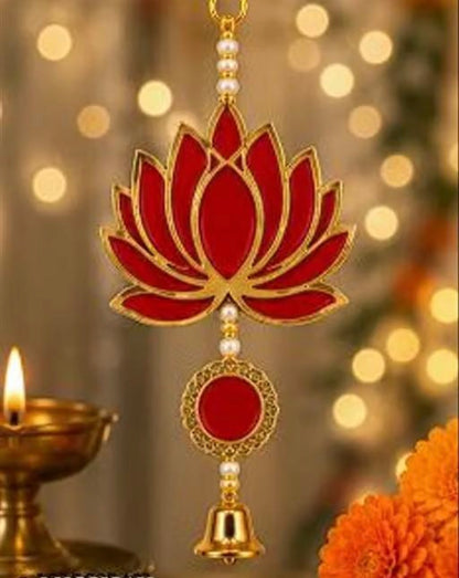 4 piece lotus hanging decorations
