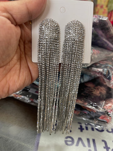 Beautiful designer long Indowestern  earrings