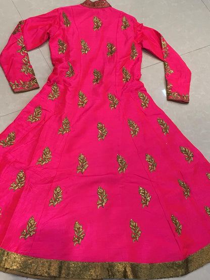 Beautiful designer heavily embroidery long jacket / koti