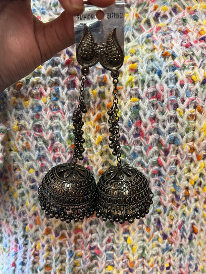 Beautiful designer oxidised jhumki