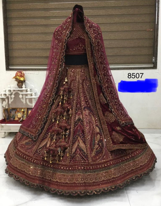 Beautiful designer bridal lengha