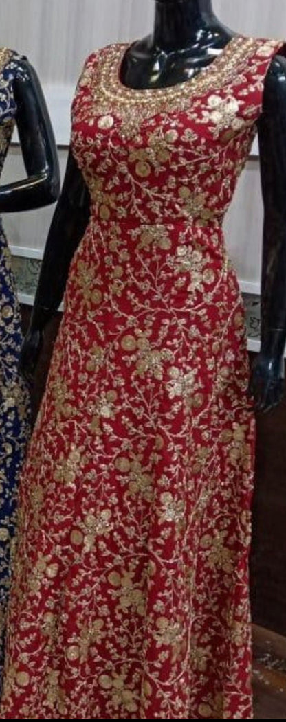 Beautiful designer anarkhali gown