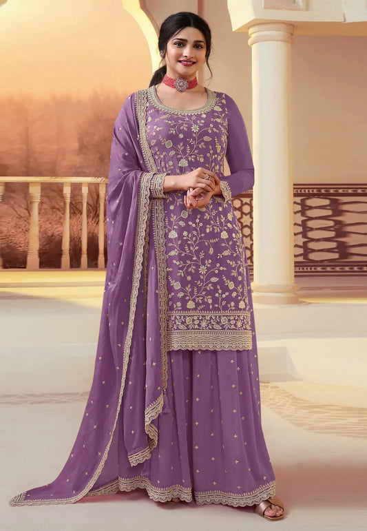 Beautiful designer plazo suit