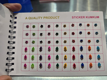 #4 Beautiful designer gold stone tikka/bindi book