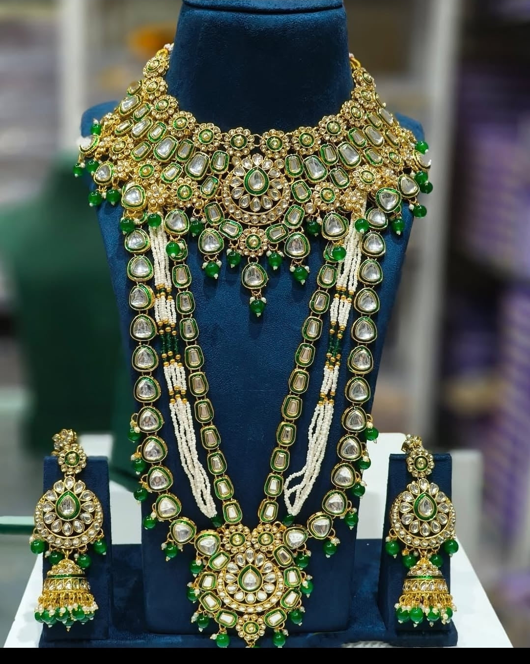 Beautiful designer bridal necklace set