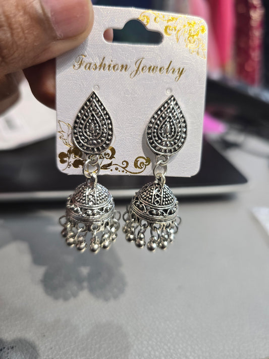 Beautiful designer oxidised earrings