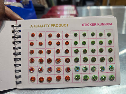 #3 Beautiful designer gold stone tikka/bindi book
