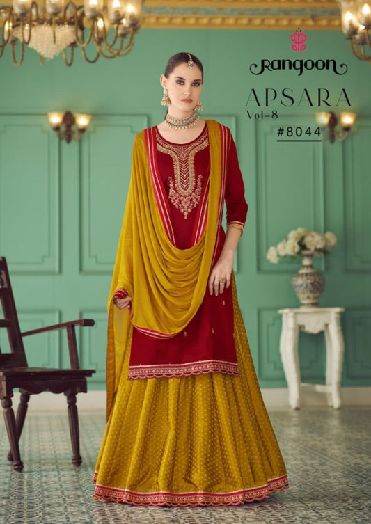 Beautiful designer Kurti with skirt and duppatta