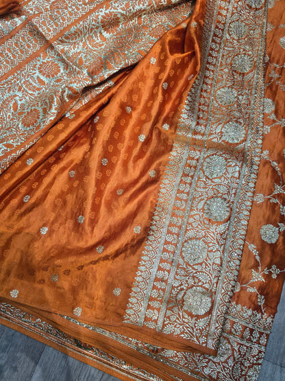 Beautiful designer pure silk saree