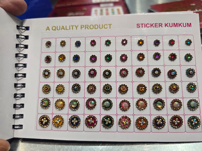 #2 Beautiful designer gold stone tikka/bindi book