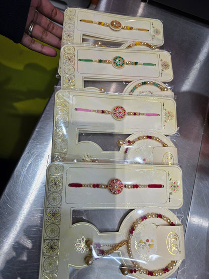 Beautiful designer Bhaiya Bhabhi Rakhi