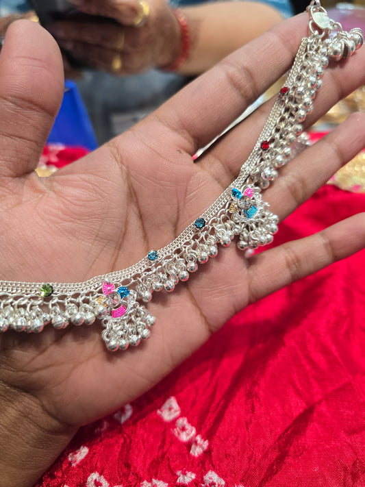 Beautiful designer bridal anklets