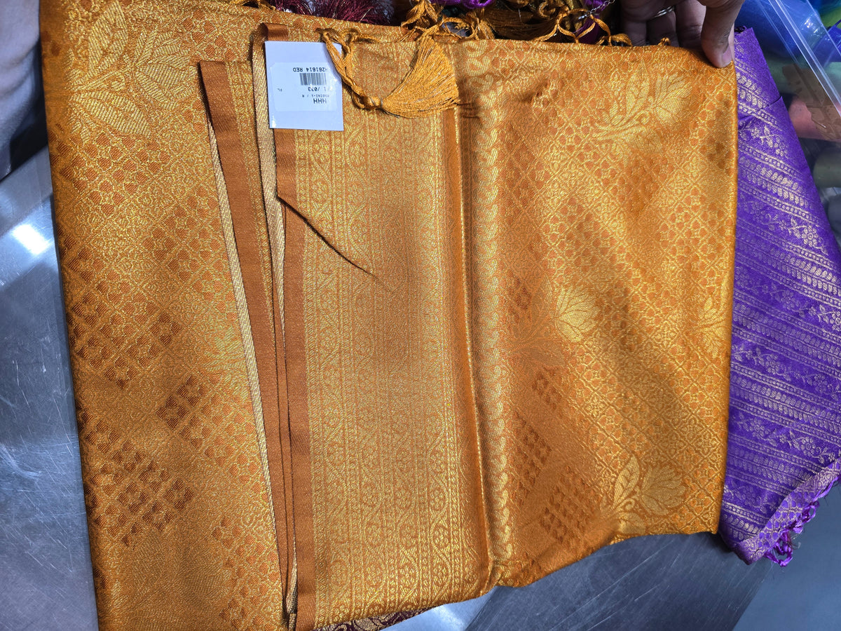 Beautiful designer mulberry box silk saree