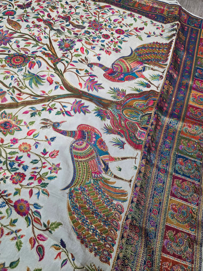 Beautiful designer pure silk saree