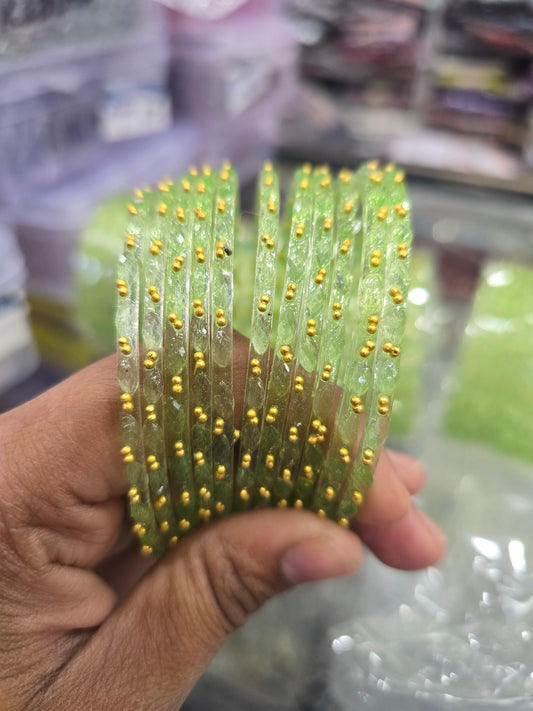 Beautiful designer raindrop bangles set