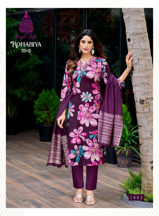 Beautiful designer Kurti with pants with duppatta