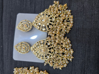 Beautiful designer gold  necklace set