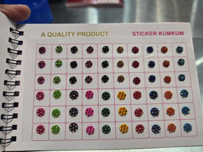 #4 Beautiful designer gold stone tikka/bindi book