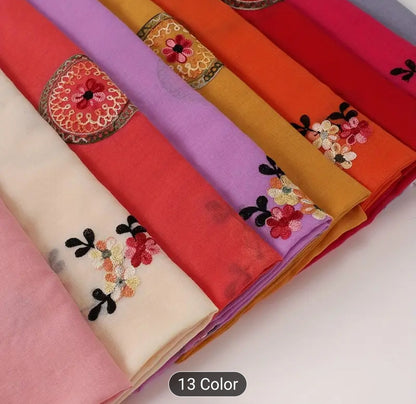 Beautiful designer embroidered scarf