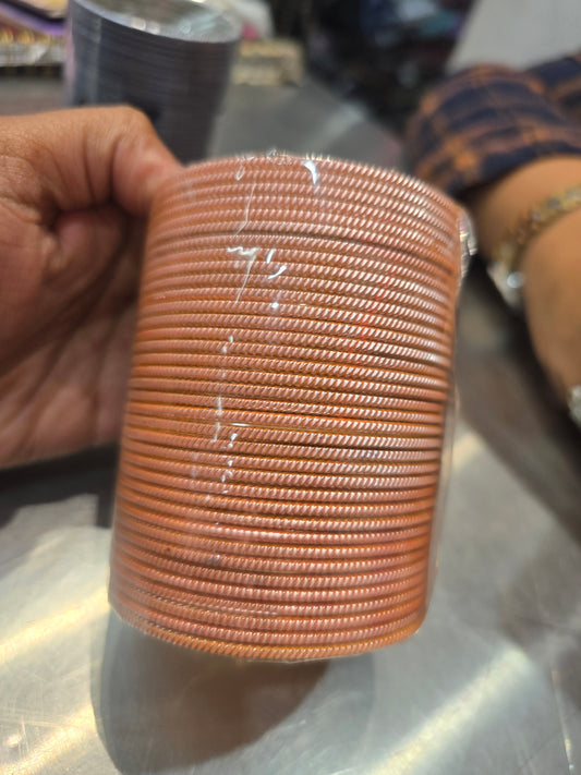 Beautiful designer metal plain bangle
