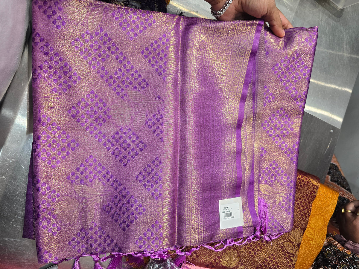 Beautiful designer mulberry box silk saree