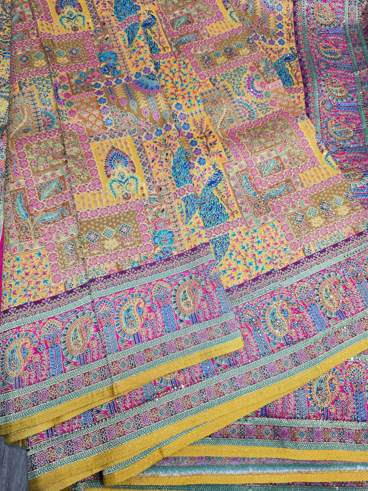 Beautiful designer pure silk saree